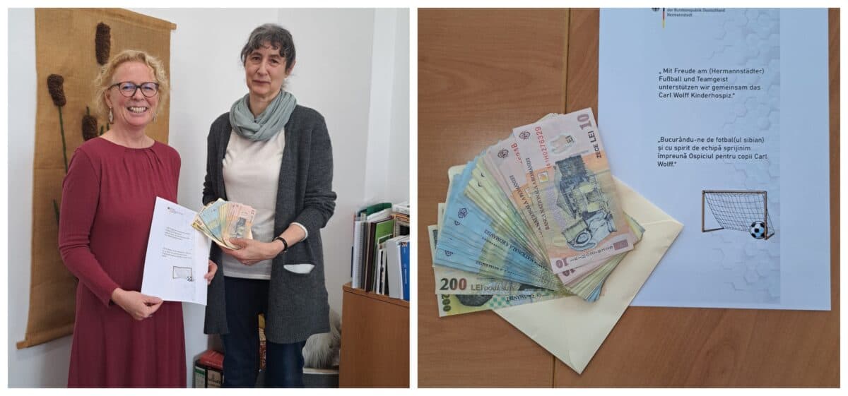 consulatul germaniei din sibiu a donat 6000 de lei ospiciului pentru copii, carl wolff