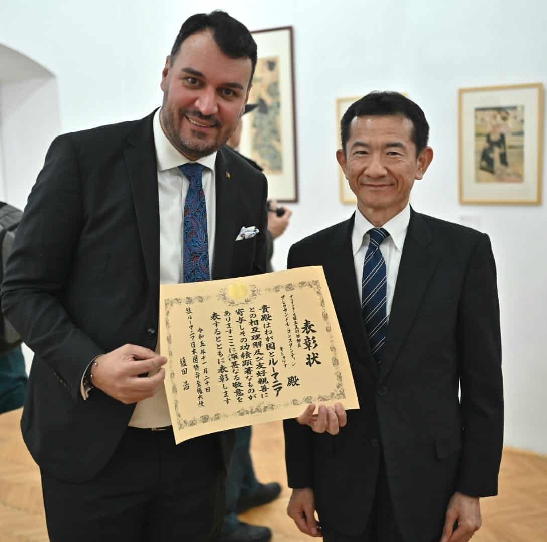 directorul muzeului brukenthal distins cu diploma ambasadei japoniei pentru promovarea prieteniei dintre cele două țări