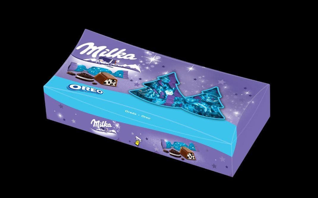 mega image retrage de la rafturi bomboanele milka oreo