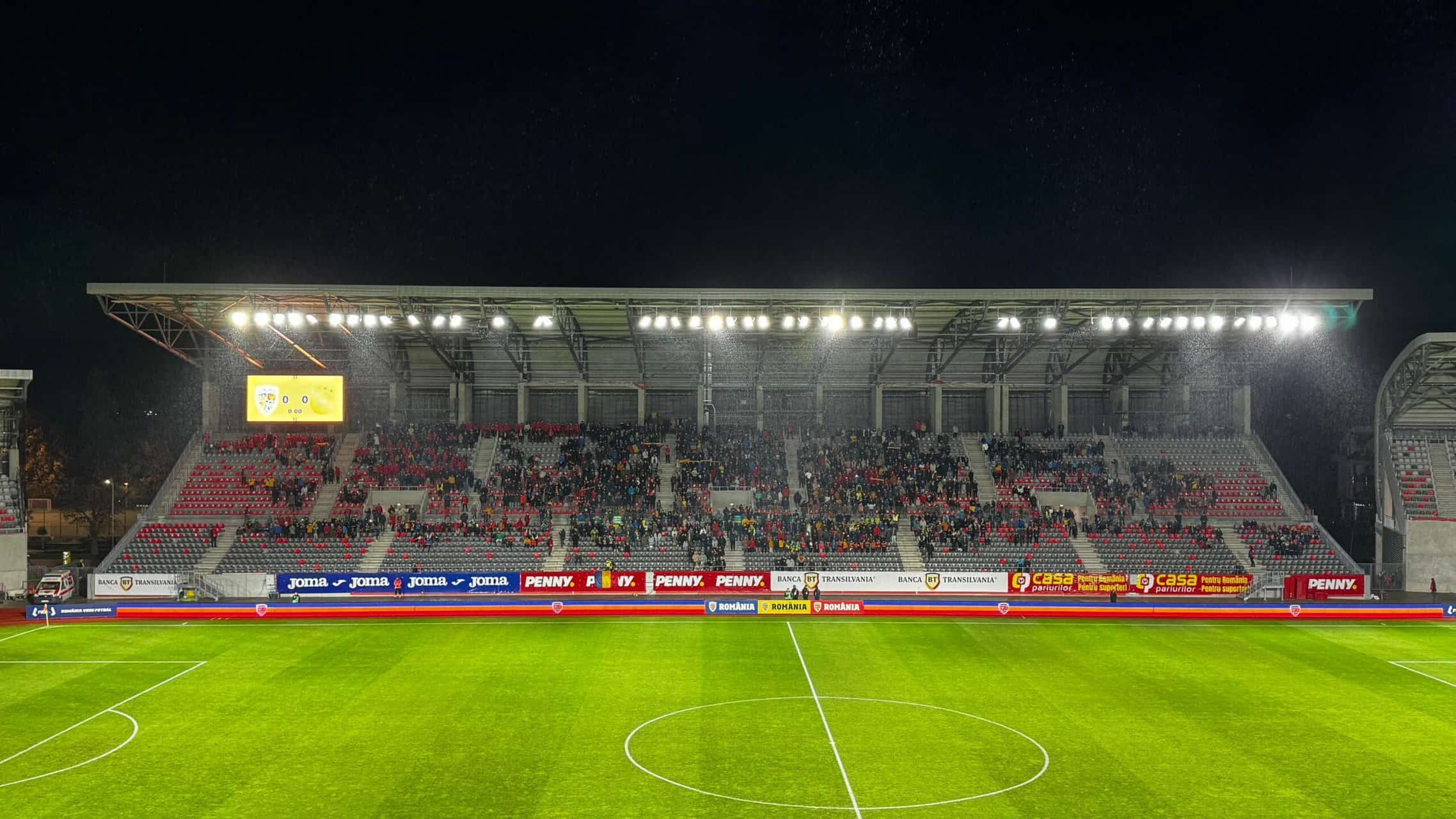 România U 20 pierde la Sibiu în prelungiri cu Germania. A plouat tot meciul