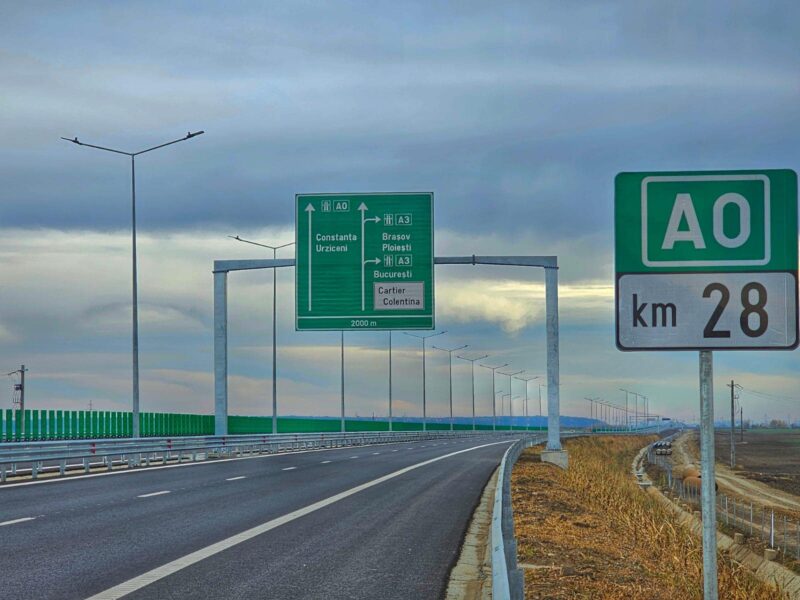 miercuri se inaugurează primi 10 kilometri de pe cea mai așteptată autostradă de către toți bucureștenii