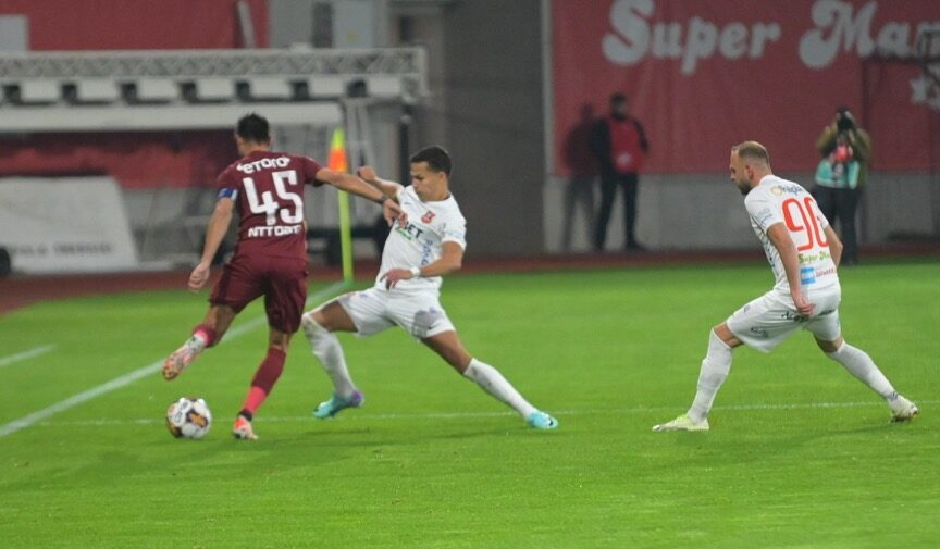 Victorie uriașă pentru Sibiu cu CFR Cluj. Gol fabulos pentru Neguț și FC Hermannstadt termină turul pe locul patru (foto video)