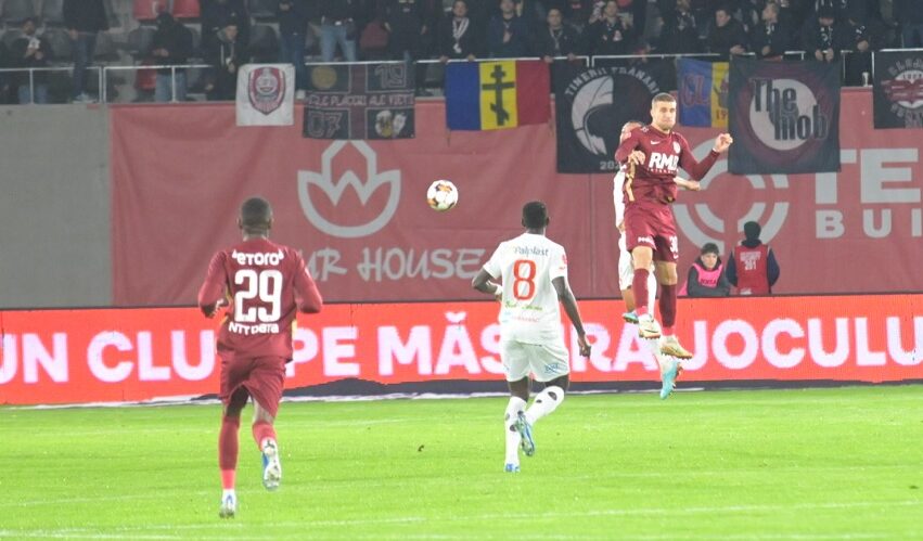 Victorie uriașă pentru Sibiu cu CFR Cluj. Gol fabulos pentru Neguț și FC Hermannstadt termină turul pe locul patru (foto video)