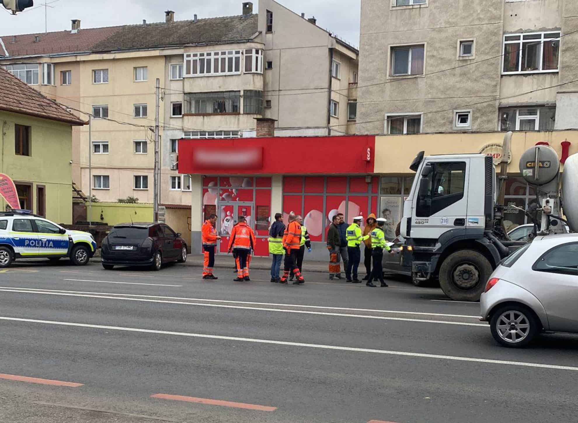 Femeie zdrobită într-un accident pe Șoseaua Alba Iulia în Sibiu (video, foto)