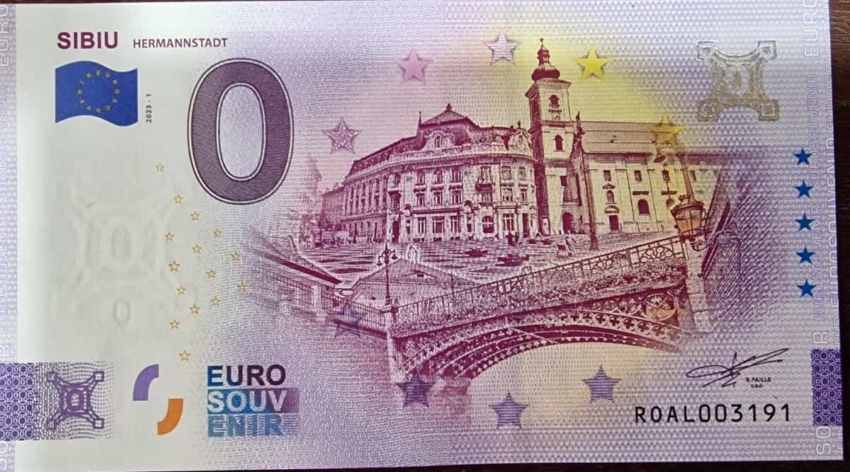 muzeul brukenthal a lansat bancnota de zero euro. suvenirul poate fi cumpărat cu 17 lei
