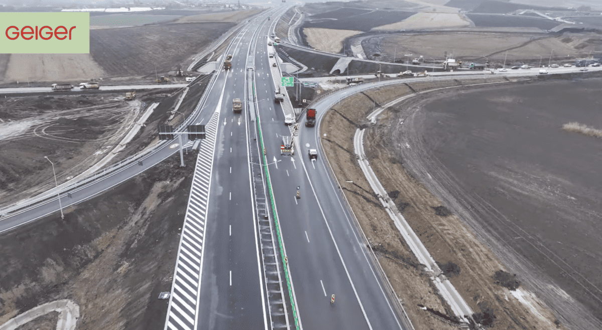 un lot din autostrada transilvania, finalizat cu 8 luni înainte de termen (video)