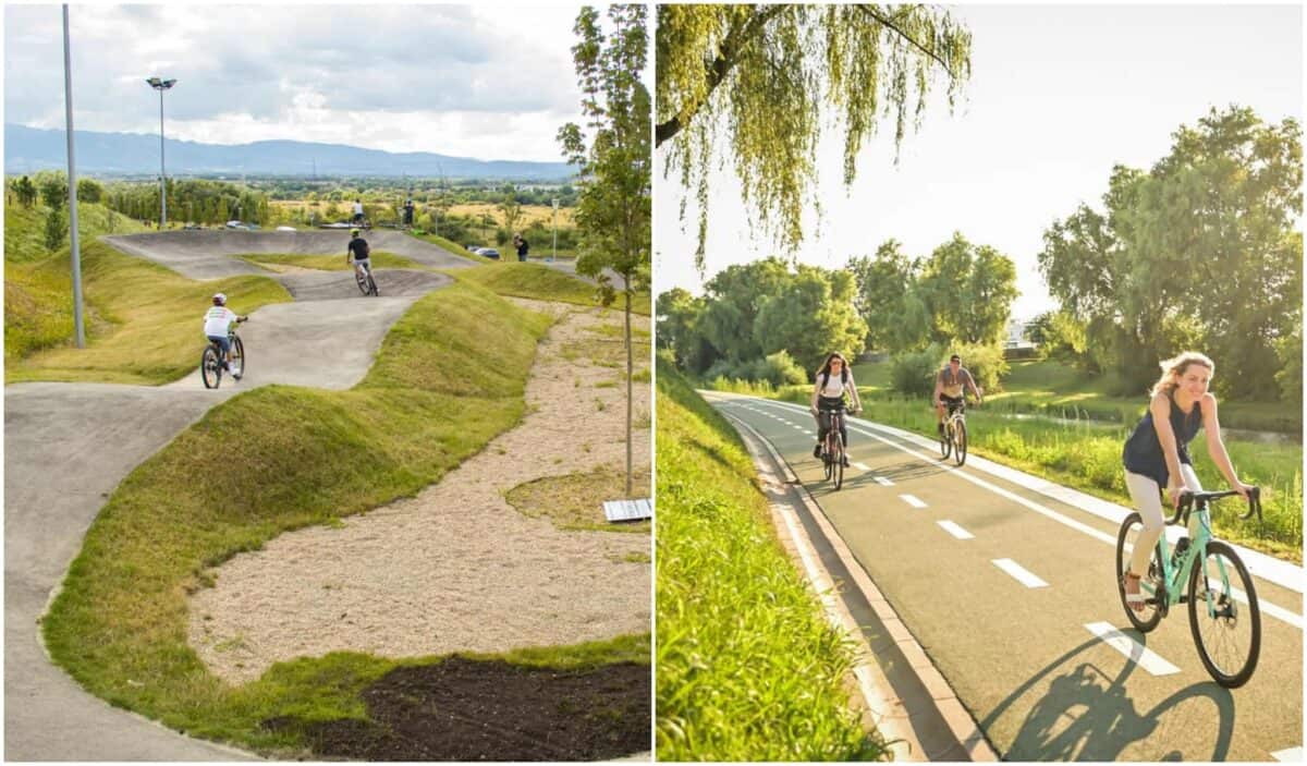 parcul belvedere, pistele de biciclete de pe malurile cibinului și comandamentul nato, marile investiții inaugurate în 2023 la sibiu