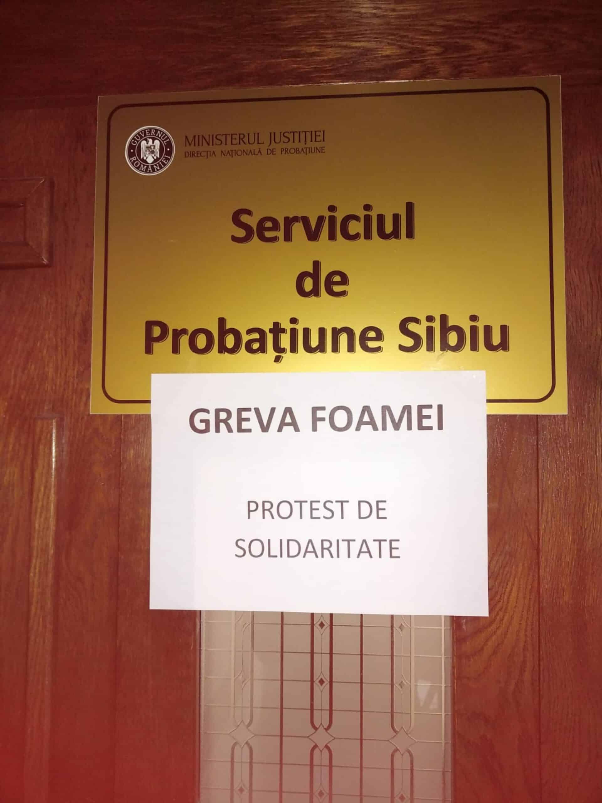 greva foamei la serviciul de probațiune sibiu. consilierii cer salarii mai mari: „am apelat la o soluție extremă de protest”