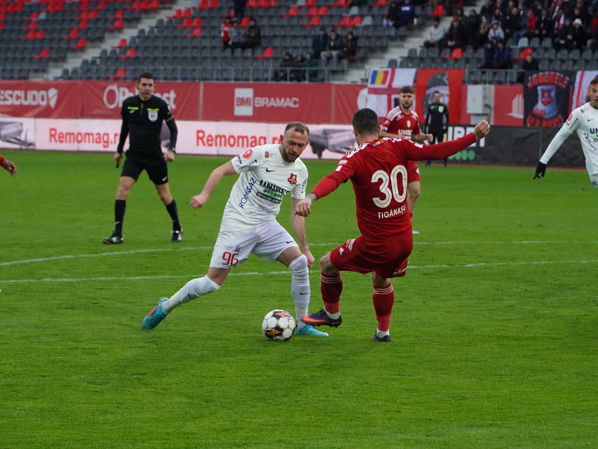 Victorie pentru FC Hermannstadt contra Botoșaniului. Dublă pentru Balaure (video, foto)