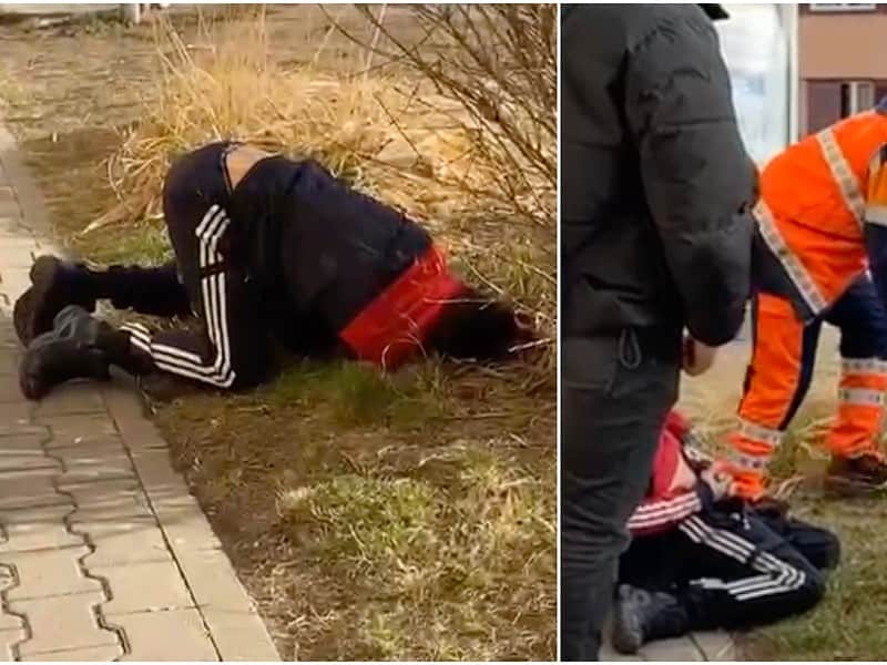 golan beat luat cu ambulanța de pe stradă din sibiu. i-a înjurat pe medici și a vrut să bată un pacient la urgențe (video)