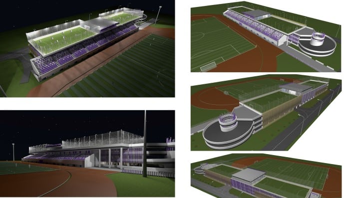 Sibienii de la CON-A construiesc cel mai nonconformist stadion din Timișoara. Arată spectaculos (foto)