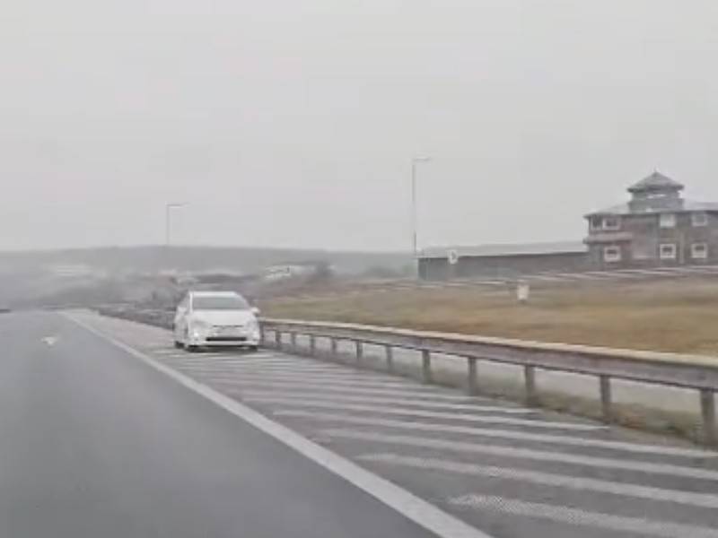 șofer pe contrasens pe autostrada a1, între sibiu și boița (video)