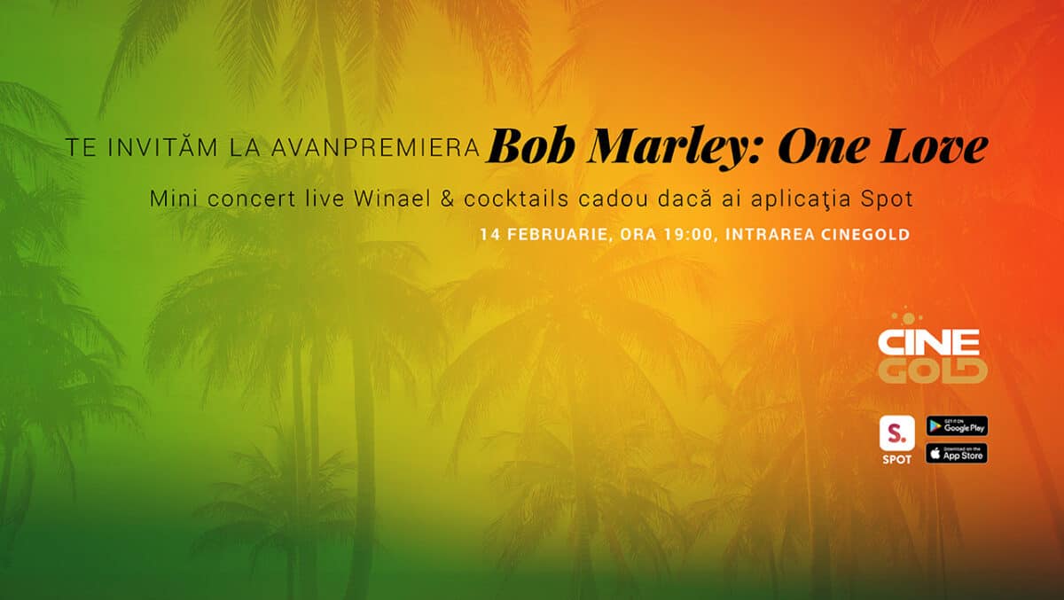 o experiență cinematică memorabilă: „bob marley: one love” se lansează în premieră la promenada sibiu
