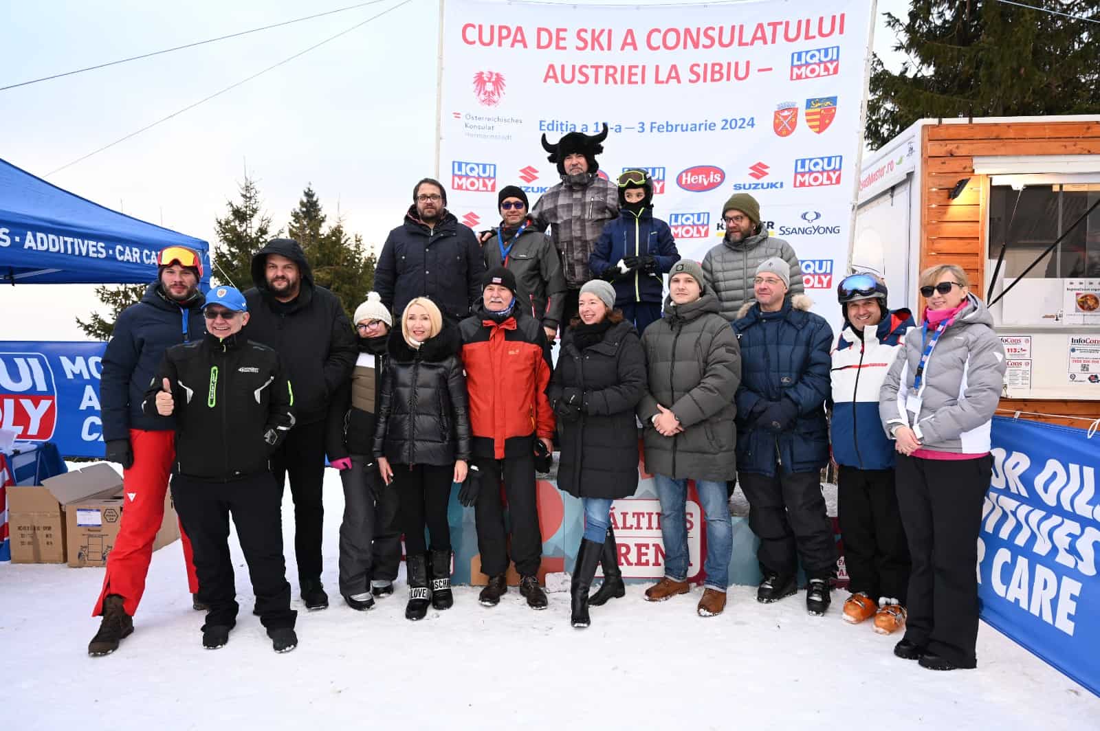 cupa de ski a consulatului austriei la sibiu. peste 170 de concurenți, cel mai tânăr în vârstă de 3 ani (foto)