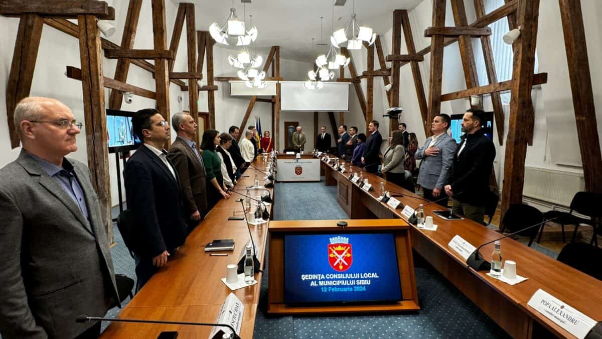 bugetul sibiului pe 2024, votat fără obiecții. toată lumea a fost ”pentru”, iar ședința a durat nici 5 minute (foto)