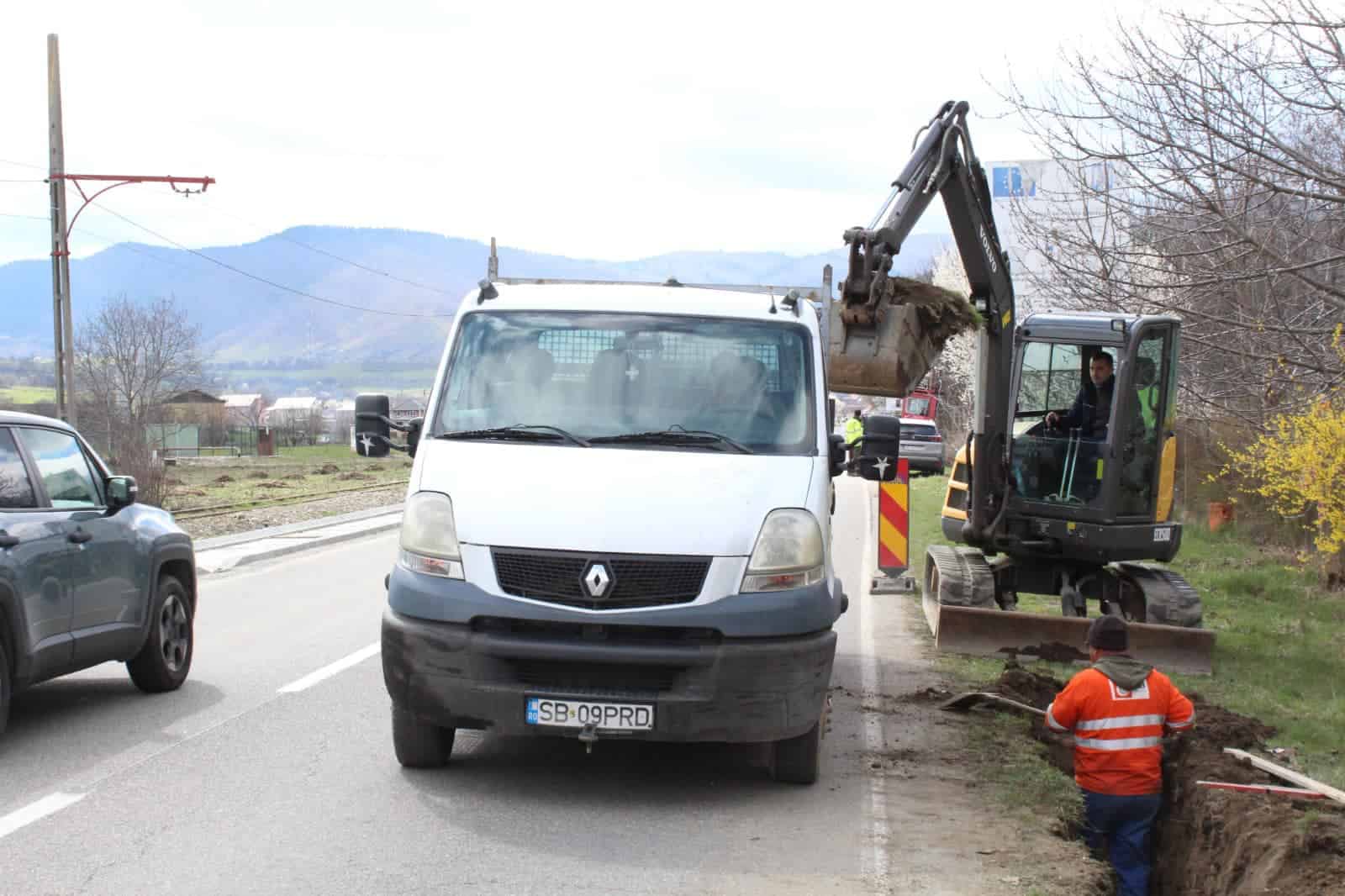 lucrările la pista de biciclete tropini -rășinari s-au reluat. investiția depășește de 6 milioane de lei (foto)