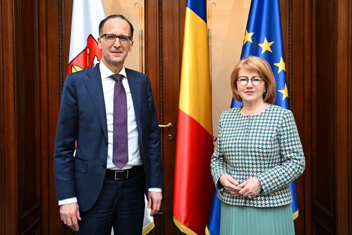 primarul astrid fodor de vorbă cu ambasadorul germaniei despre beneficiile ue și nato pentru sibiu (foto)