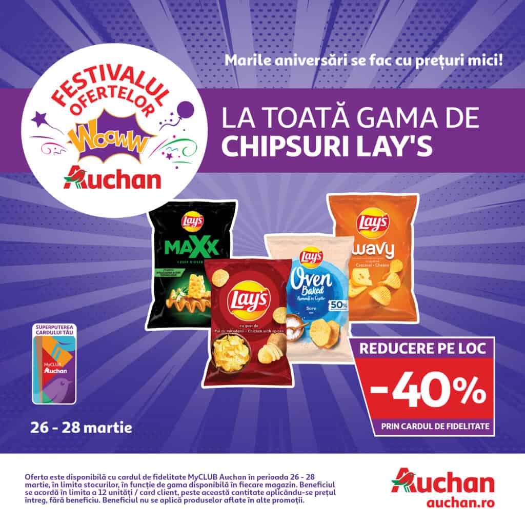 Începând de azi, noi oferte WoowW te așteaptă la Auchan