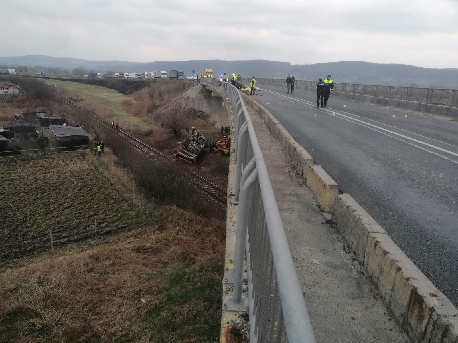 imagini de la accidentul mortal de pe centura avrigului. trei oameni și-au pierdut viața (video)