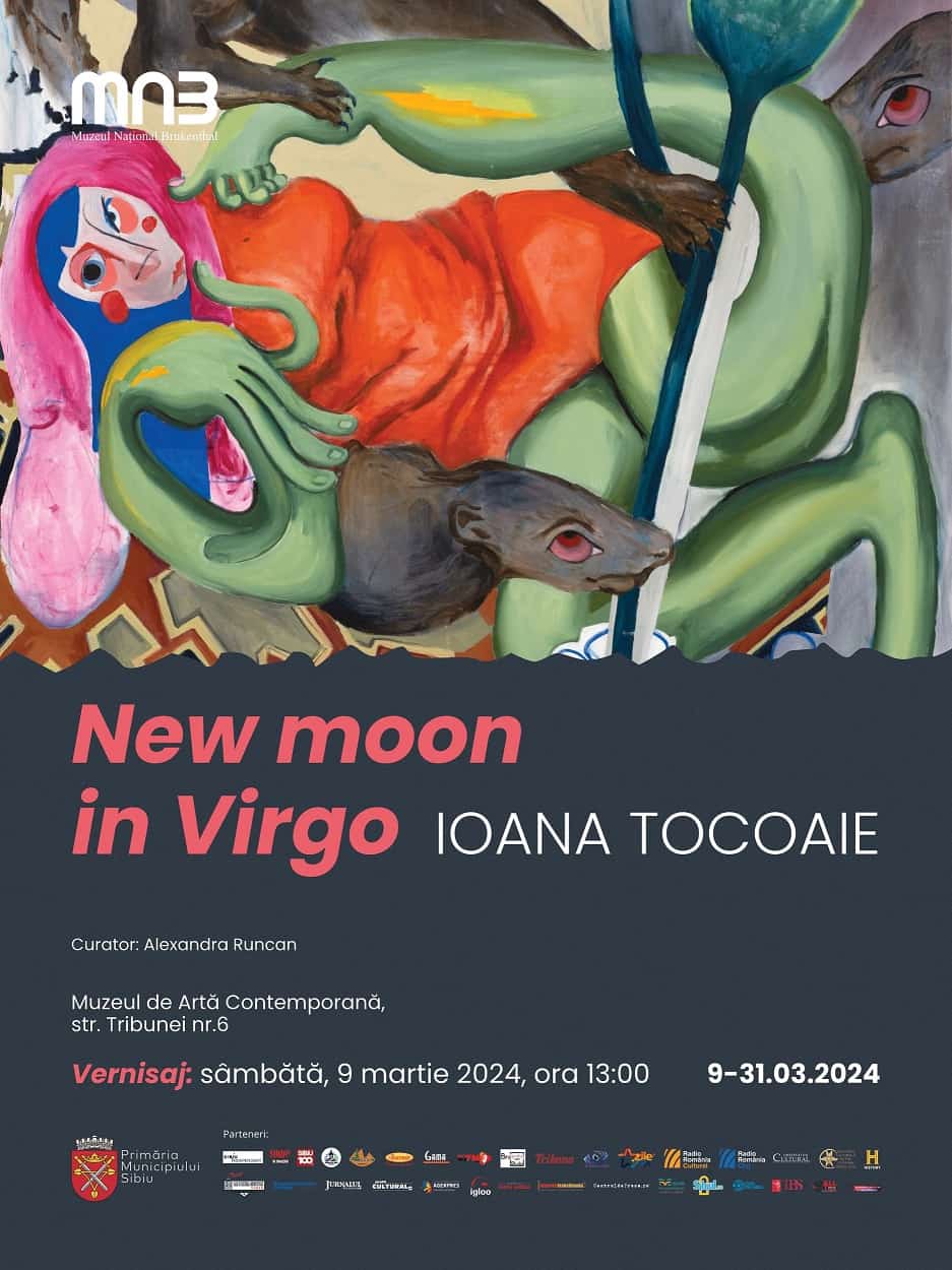 expoziție de pictură. ioana tocoaie prezintă "new moon in virgo" la muzeul brukenthal