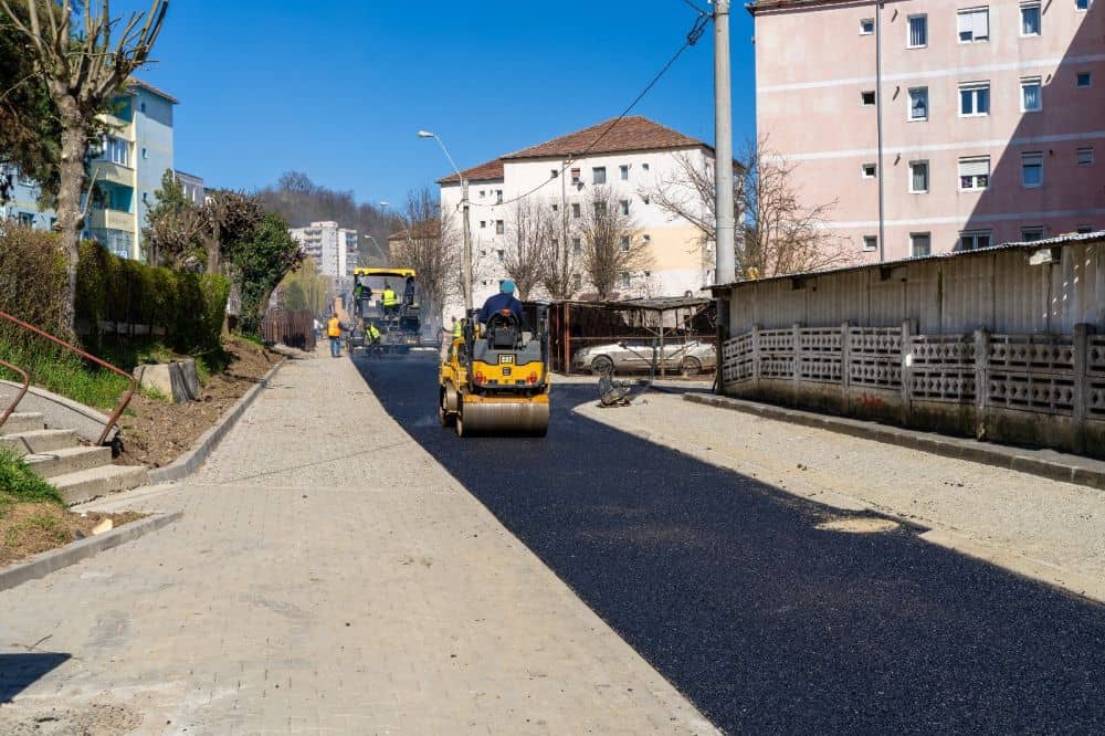lucrări de refacere a sistemului rutier în cartierul gura câmpului din mediaș (foto video)