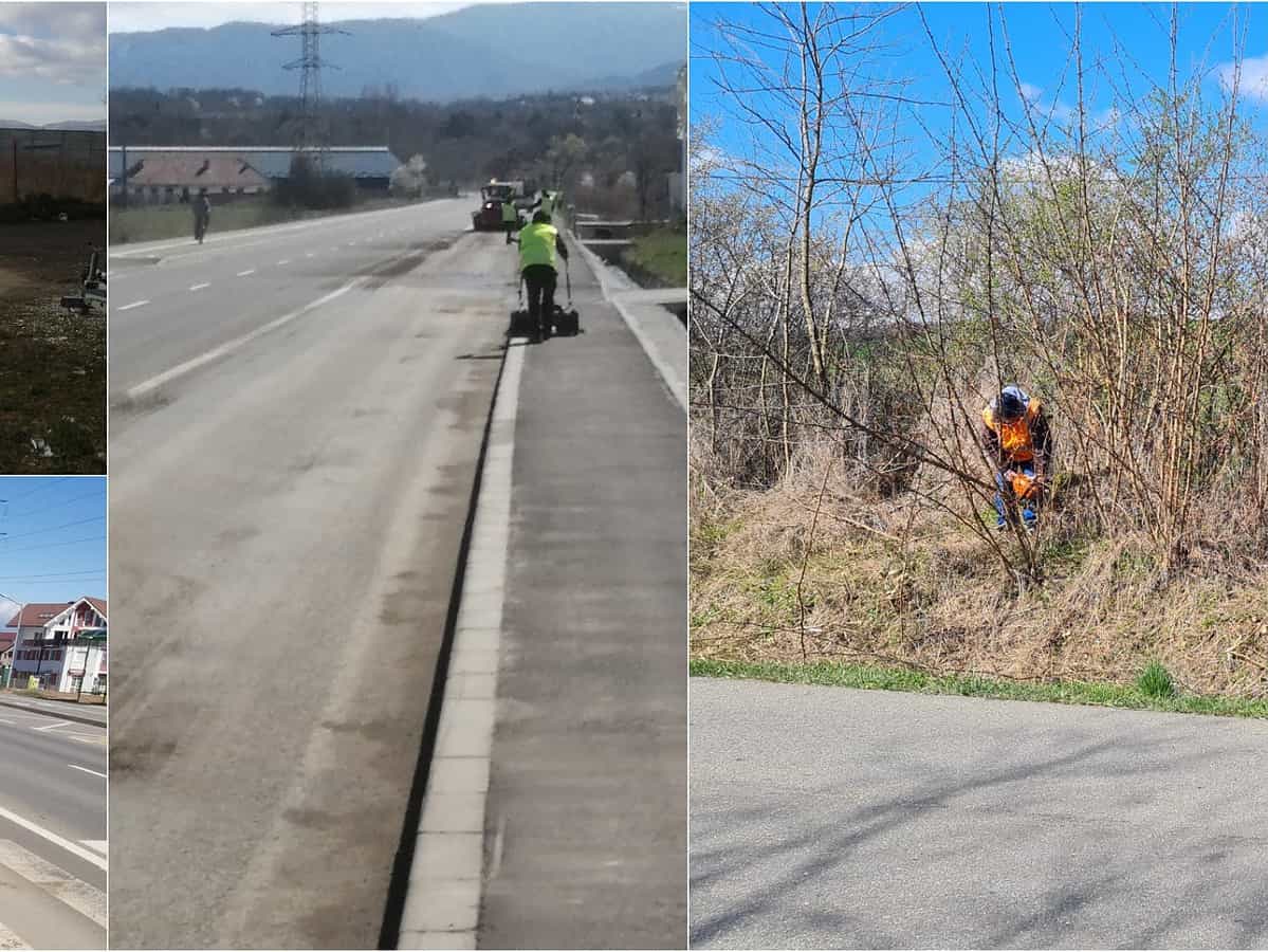 Lucrări de plombare între Sibiu și Păltiniș. Se intervine și pe alte drumuri din județ