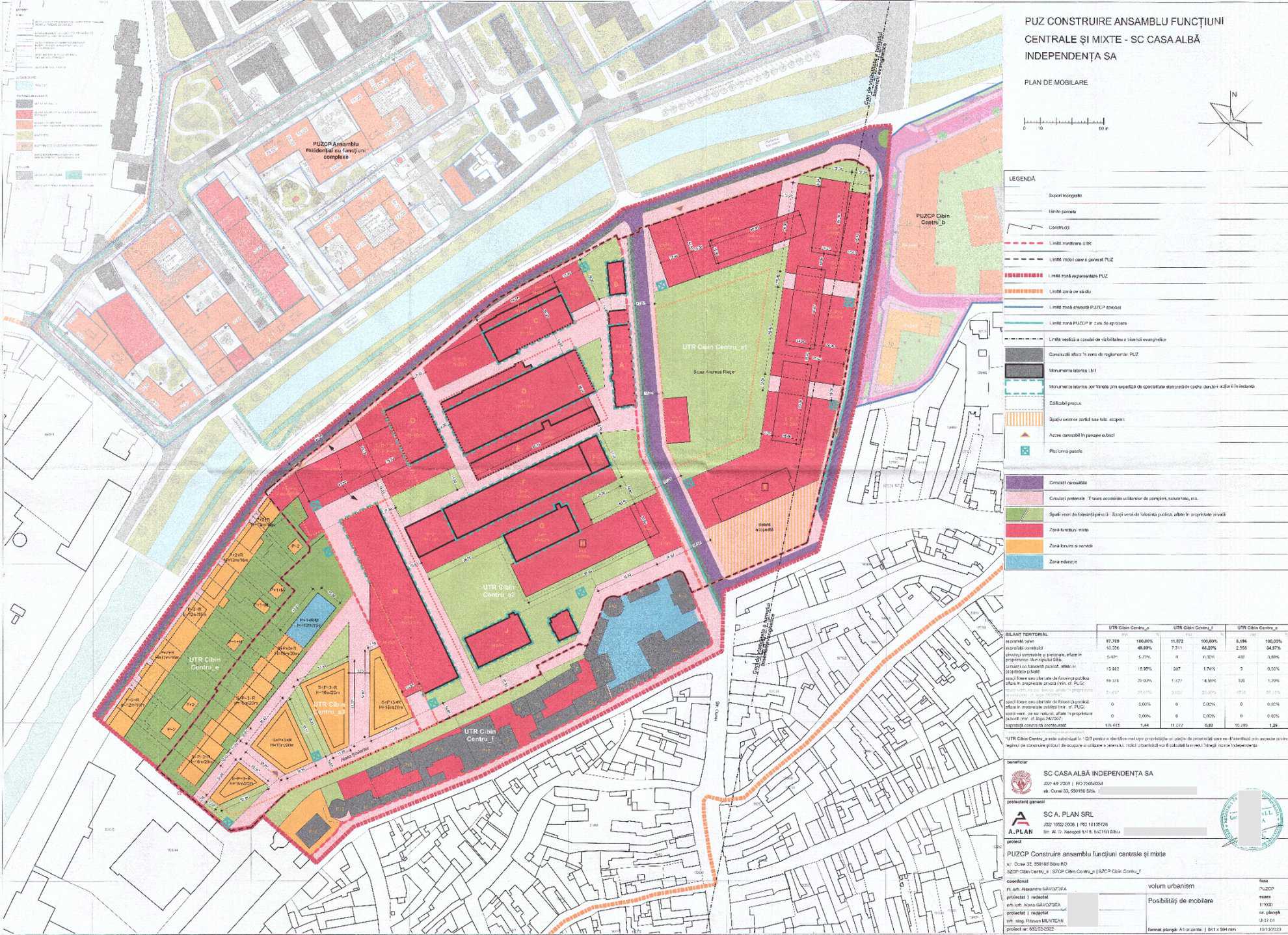 amplu proiect de regenerare urbană în centrul sibiului. blocuri de 8 etaje, piațetă, muzeu, birouri, magazine și străzi pietonale pe situl industrial independența 