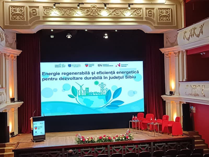 prezentarea rezultatelor proiectului "energie regenerabilă și eficiență energetică - pentru dezvoltarea durabilă în județul sibiu"