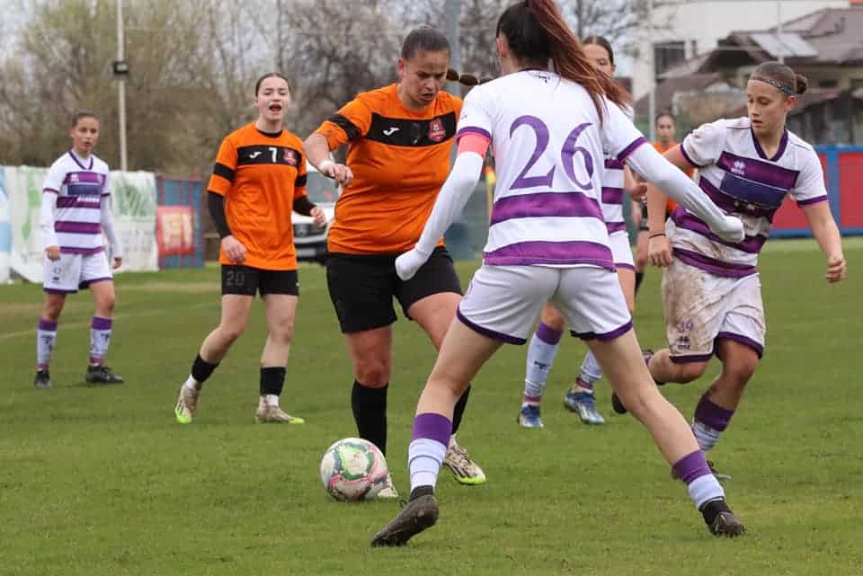 Fetele de la FC Hermannstadt, la primul punct în Superliga feminină de fotbal