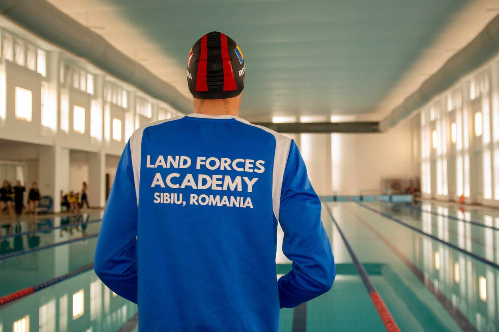 academia forțelor terestre sibiu, locul doi la campionatul militar de înot (foto)