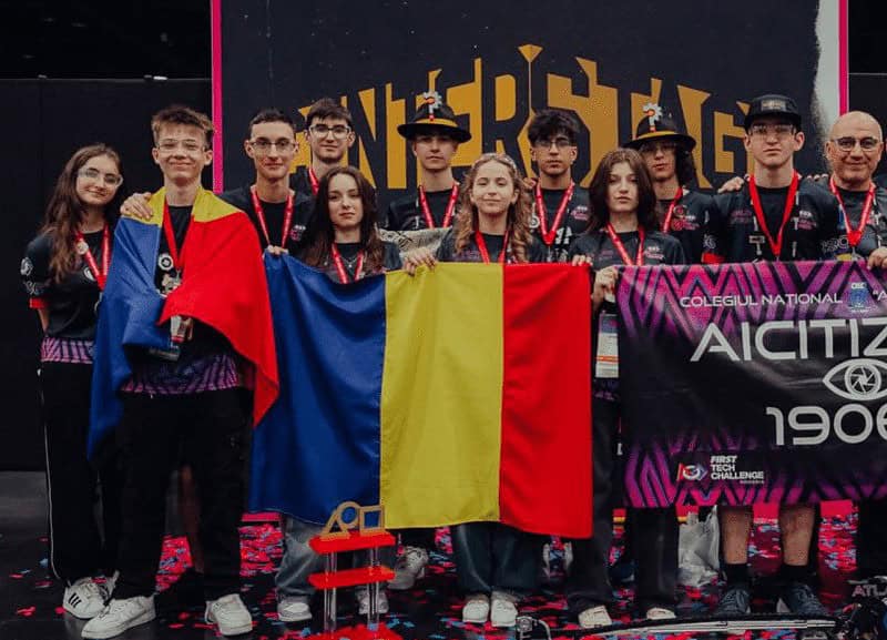 românia, aur la campionatul mondial de robotică din texas