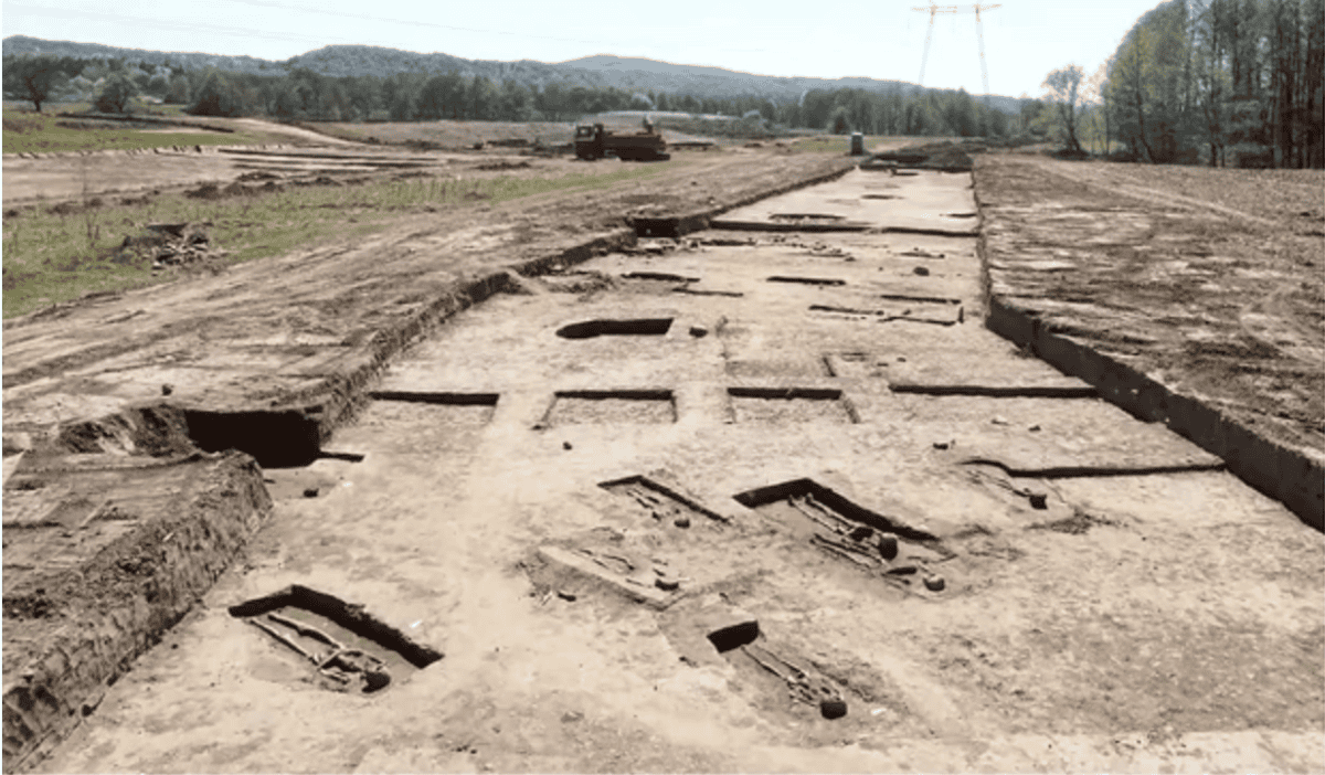 Descoperiri arheologice importante pe lotul Cornetu - Tigveni al autostrăzii Sibiu - Pitești (foto video)