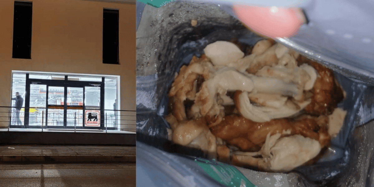 pulpe prăjite stricate la vânzare într-un magazin mega image din sibiu. o mămică se revoltă: „carnea era verde și mirosea urât” (foto video)