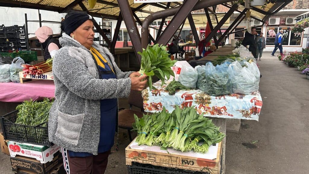 ce legume pun sibienii pe platouri la masa de paști. roșii românești la prețuri exorbitante în piața cibin (foto)