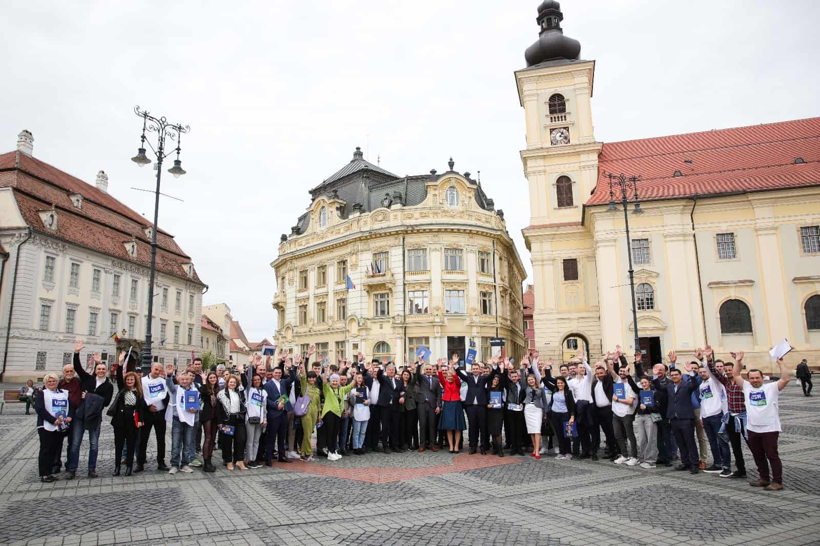 Cătălin Drulă, președinte USR, la Sibiu: „Îi susțin pe Ruxandra Cibu Deaconu, la Primăria Sibiu, și pe Adrian Echert, la președinția Consiliului Județean Sibiu. Sibieni, votați Alianța Dreapta Unită pe toate buletinele de vot” (C.P)