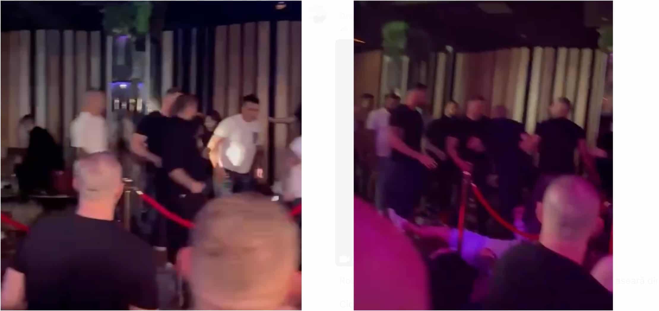 Scandal la concertul lui Tzanca Uraganu în Liquid. Două grupări s-au bătut între ele. Politia a intervenit în forță (video)