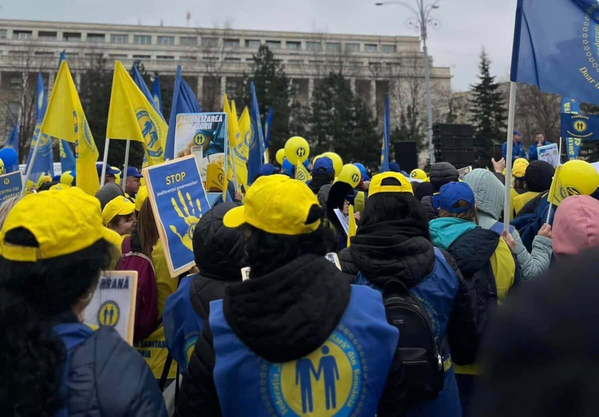 grevă de avertisment în spitalele din sibiu. „protestăm pentru a trage un semnal de alarmă”