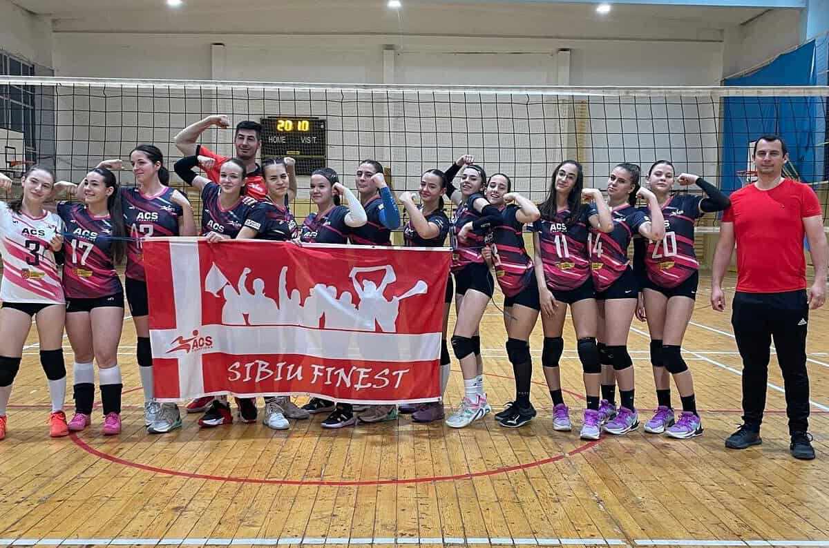 echipa u15 a clubului champions sibiu pleacă spre turneul final național de volei