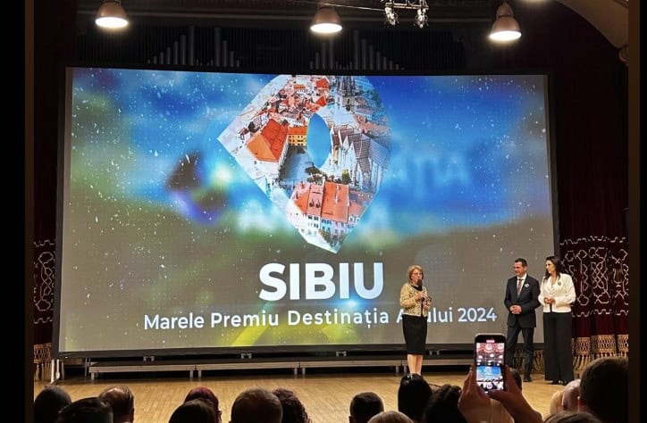sibiu desemnat destinația anului 2024 în românia. am ocupat primul loc!