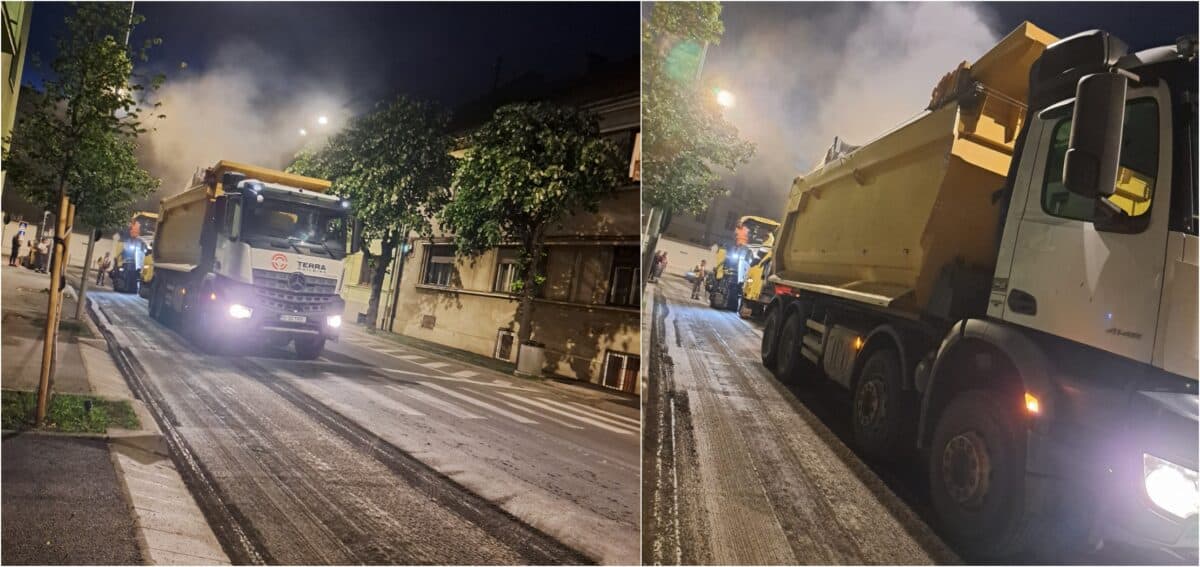 străzile banatului și dealului din sibiu vor fi asfaltate pe timp de noapte