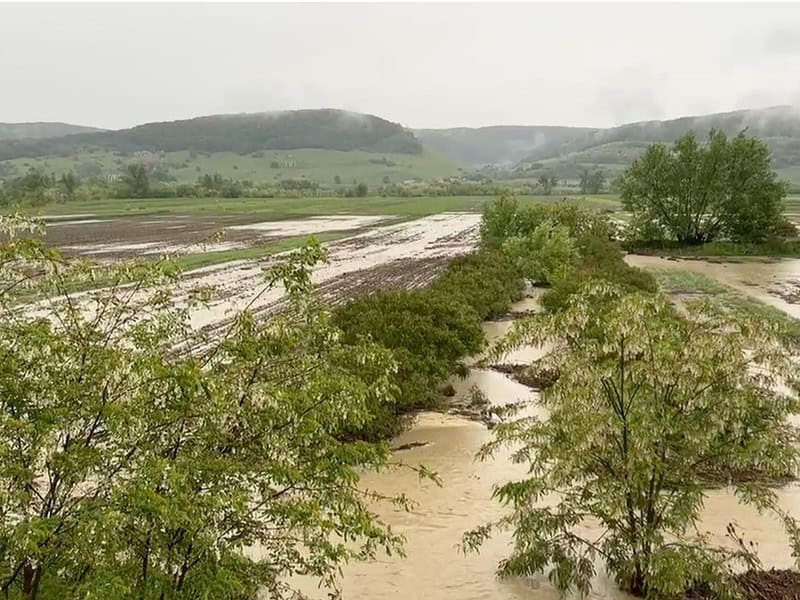 râurile din județul sibiu sub cod galben de inundații până vineri