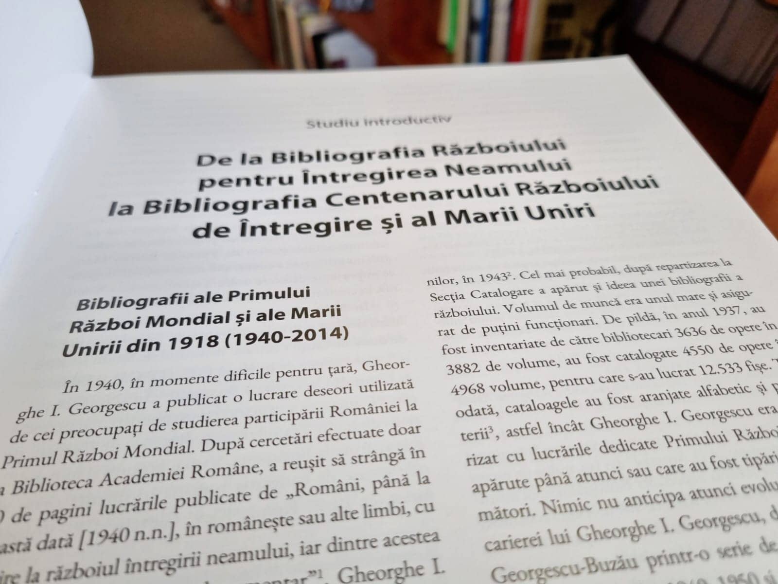 Lansare enciclopedie "Centenarul Războiului de Întregire și al Marii Uniri", luni la Sibiu