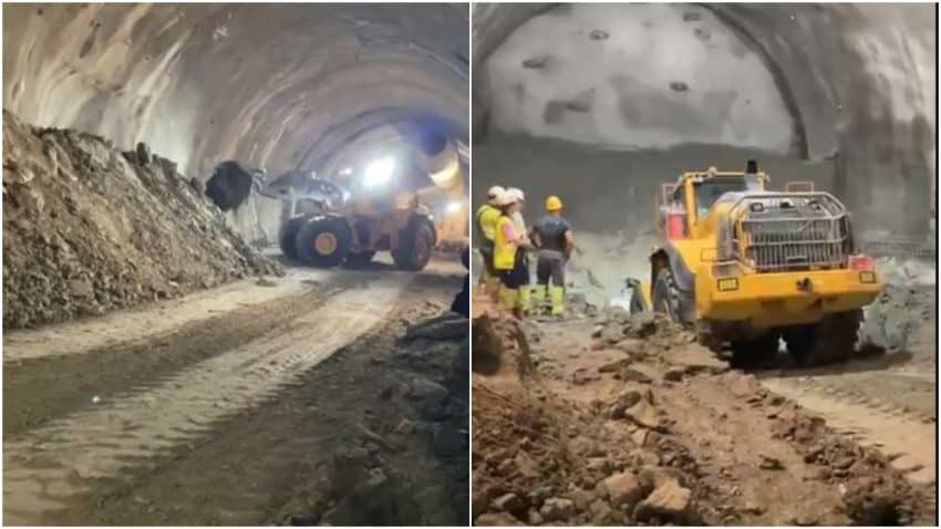 primul kilometru de tunel forat pe autostrada sibiu-pitești: "alina" și "daniela" străpung munții carpați (video)