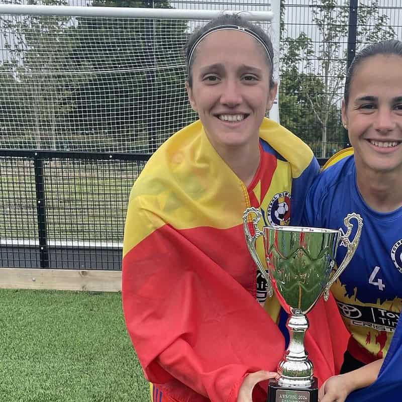 două sibience, campioane europene cu naționala de fotbal de stradă
