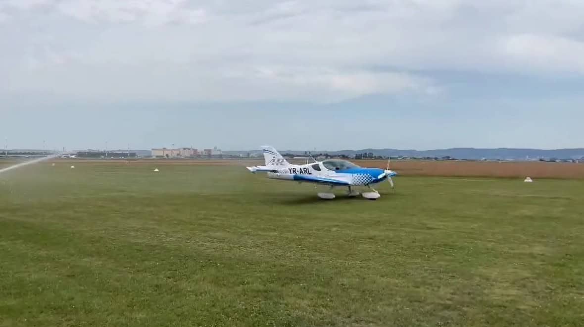 aeroclubul hermann oberth din sibiu are un nou avion în flotă (foto video)