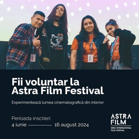voluntari de toate vârstele la astra film festival