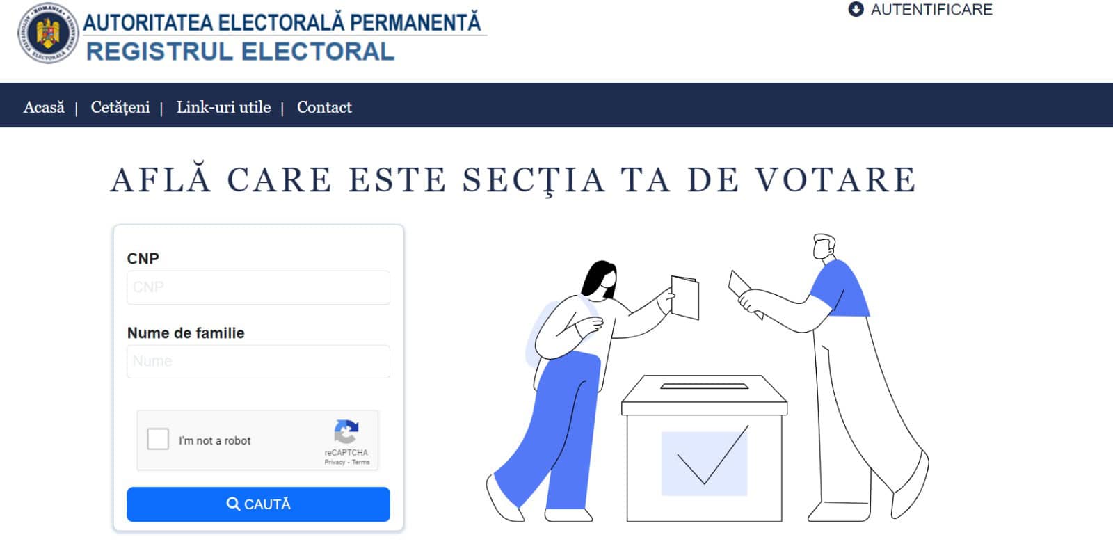 modalitatea prin care afli exact la ce secție din sibiu poți să votezi la alegerile locale
