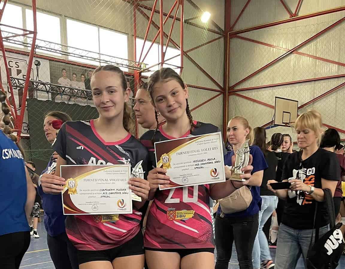 Două junioare de la Champions Sibiu, convocate la Balcaniada U 16