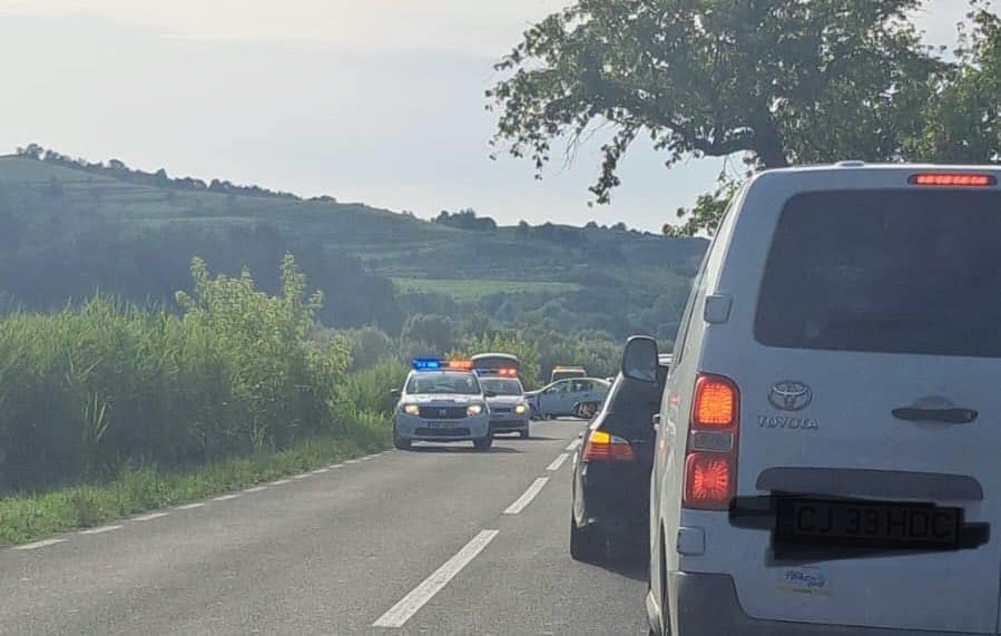 Accident cu un rănit între Mediaș și Moșna pe DJ 141