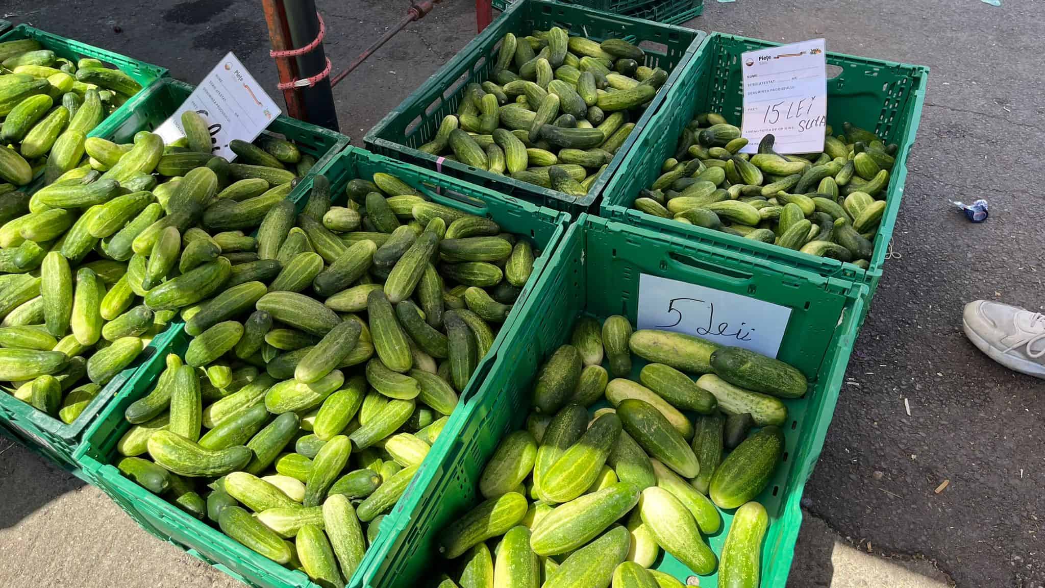 legumele pentru zacuscă și murături, mai puține ca de obicei în piața cibin. comercianții explică și de ce prețurile nu scad (foto)